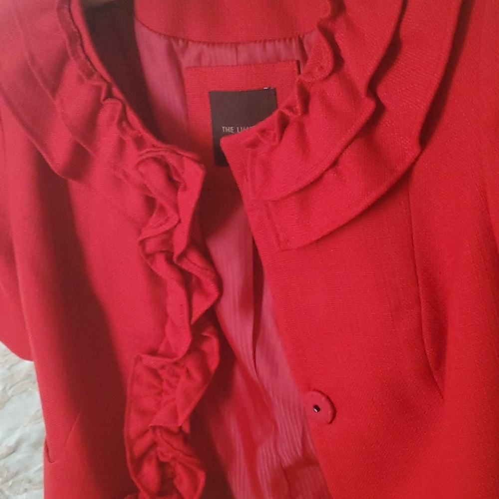Red Ruffle jacket - Picture 6 of 6